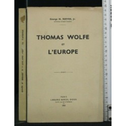 THOMAS WOLFE ET L'EUROPE