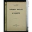 THOMAS WOLFE ET L'EUROPE