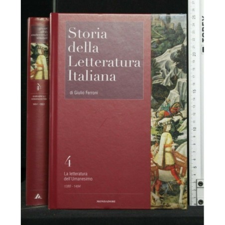 STORIA DELLA LETTERATURA ITALIANA. VOL. 4 LA LETTERATURA