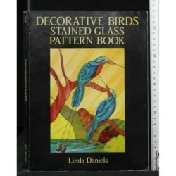 DECORATIVE BIRDS STAINED GLASS PATTERN BOOK