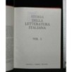 STORIA DELLA LETTERATURA ITALIANA, VOL. 1