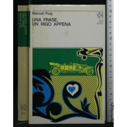 UNA FRASE, UN RIGO APPENA