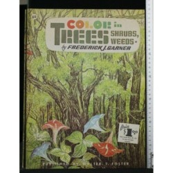 WALTER FOSTER ARTBOOK 68 COLOR IN TREES, SHRUBS, WEEDS _x000D_