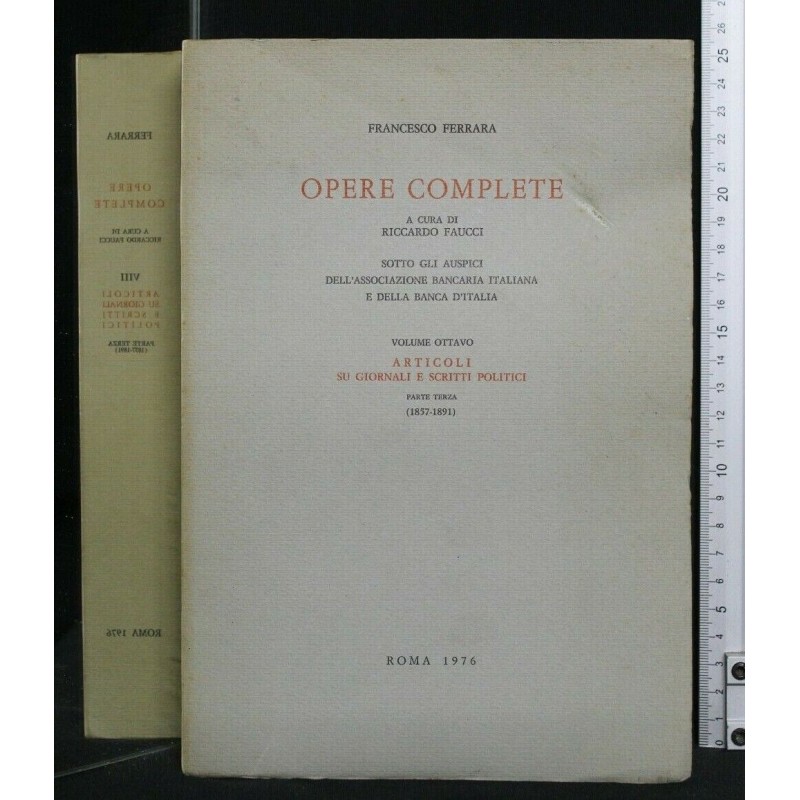 OPERE COMPLETE VOL. OTTAVO ARTICOLI SU GIORNALI E SCRITTI