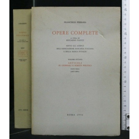 OPERE COMPLETE VOL. OTTAVO ARTICOLI SU GIORNALI E SCRITTI