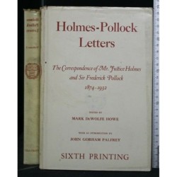 HOLMES-POLLOCK LETTERS. VOL.1