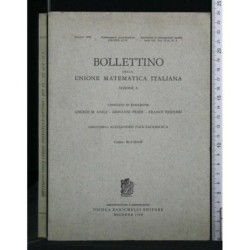 BOLLETTINO DELLA UNIONE MATEMATICA ITALIANA