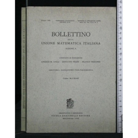 BOLLETTINO DELLA UNIONE MATEMATICA ITALIANA