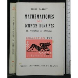 MATHEMATIQUES DES SCIENCES HUMAINES II