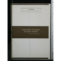 HOLOMORPHIC FUNCTIONS ON SIEGEL DOMAINS