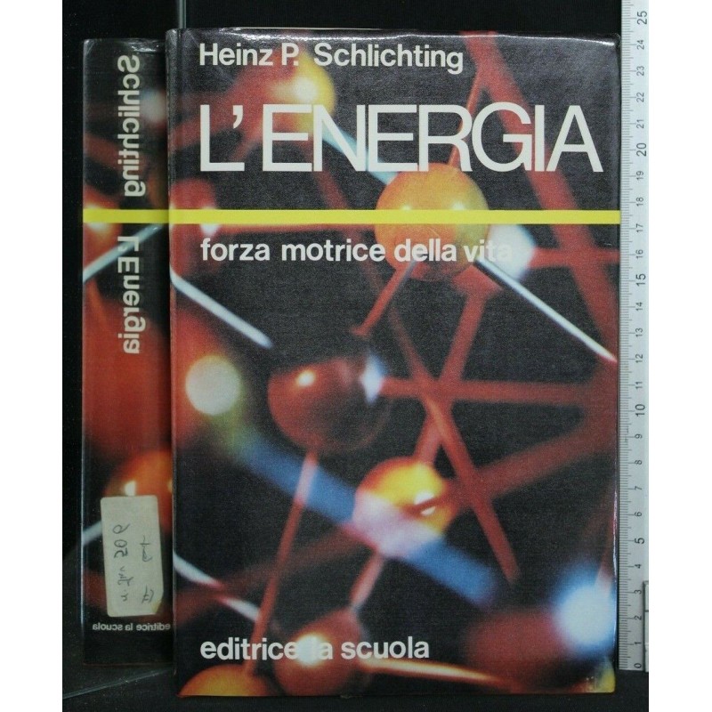 L'ENERGIA FORZA MOTRICE DELLA VITA. SCHLICHTING. LA SCUOLA.