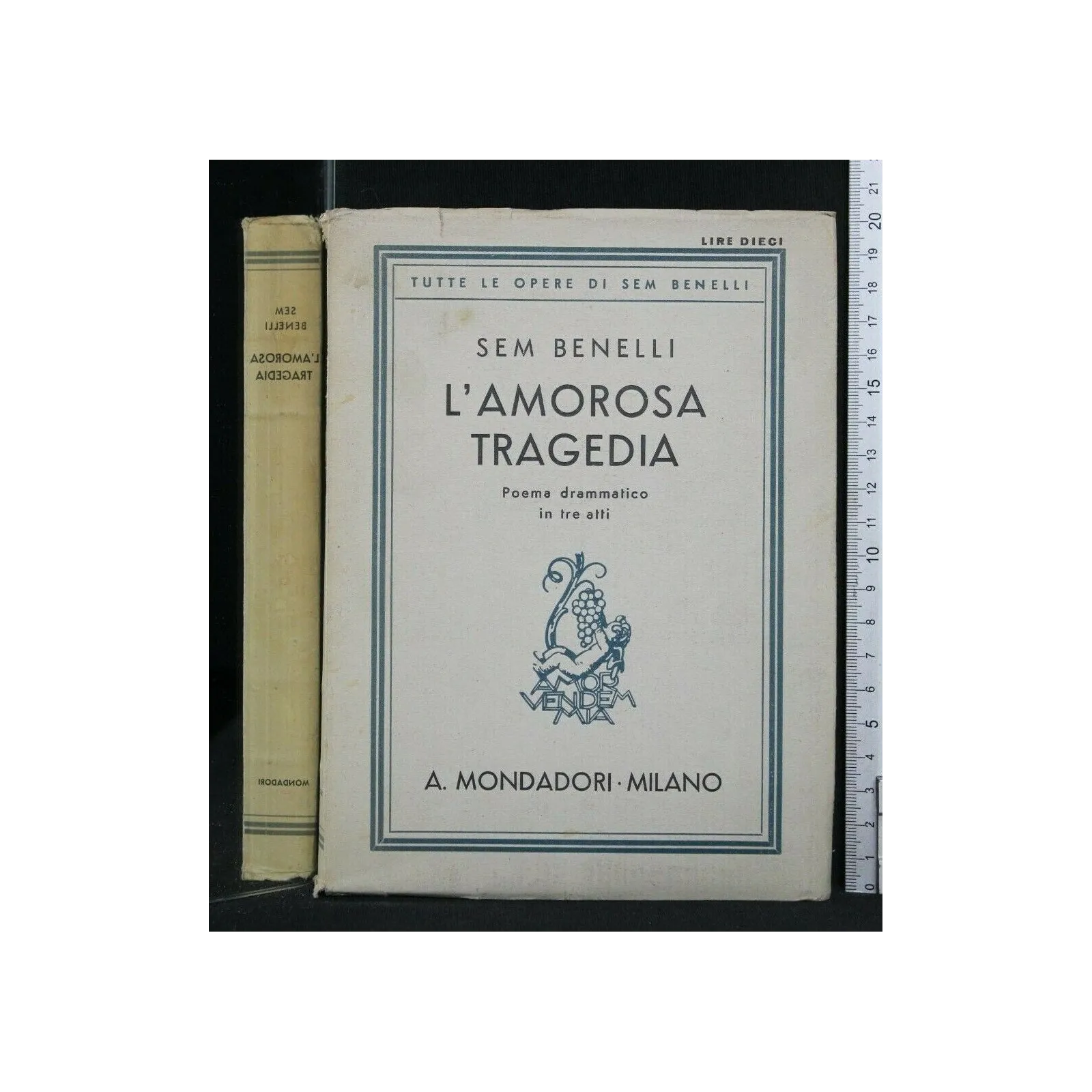 L'AMOROSA TRAGEDIA POEMA EPICO IN TRE ATTI