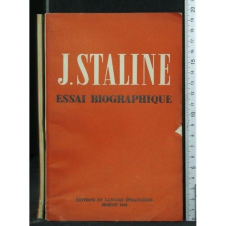 J. STALINE ESSAI BIOGRAPHIQUE