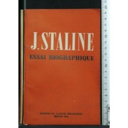 J. STALINE ESSAI BIOGRAPHIQUE