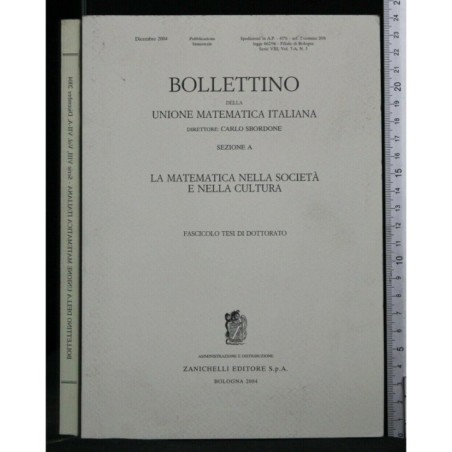 BOLLETTINO DELLA UNIONE MATEMATICA ITALIANA