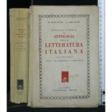 DISEGNO STORICO E ANTOLOGIA DELLA LETTERATURA ITALIANA VOL.