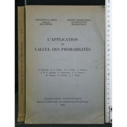 L'APPLICATION DU CALCUL DES PROBABILITES