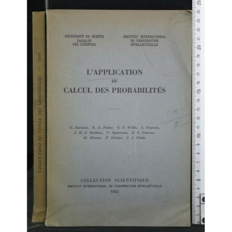 L'APPLICATION DU CALCUL DES PROBABILITES