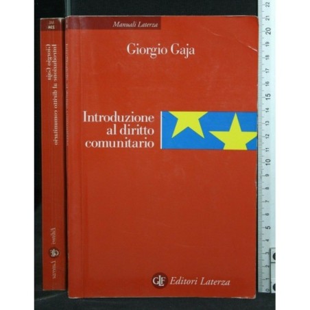 INTRODUZIONE AL DIRITTO COMUNITARIO