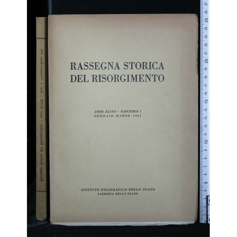 RASSEGNA STORICA DEL RISORGIMENTO