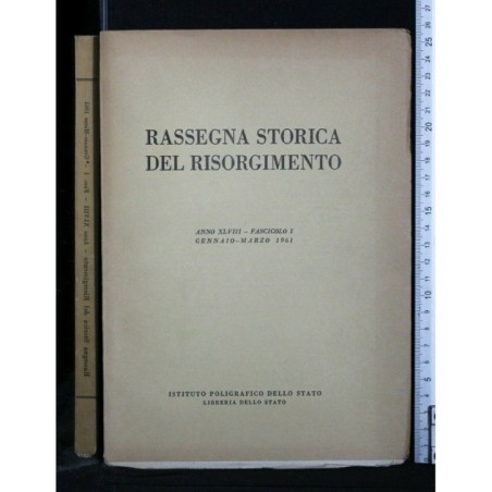 RASSEGNA STORICA DEL RISORGIMENTO