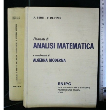 ELEMENTI DI ANALISI MATEMATICA E COMPLEMENTI DI ALGEBRA MODERNA