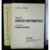 ELEMENTI DI ANALISI MATEMATICA E COMPLEMENTI DI ALGEBRA MODERNA