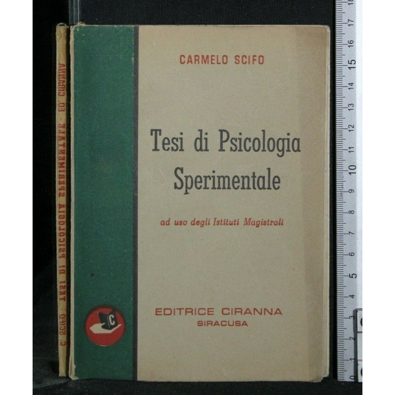 TESI DI PSICOLOGIA SPERIMENTALE