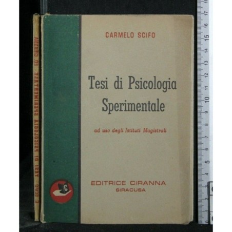TESI DI PSICOLOGIA SPERIMENTALE