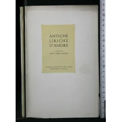 ANTICHE LIRICHE D'AMORE