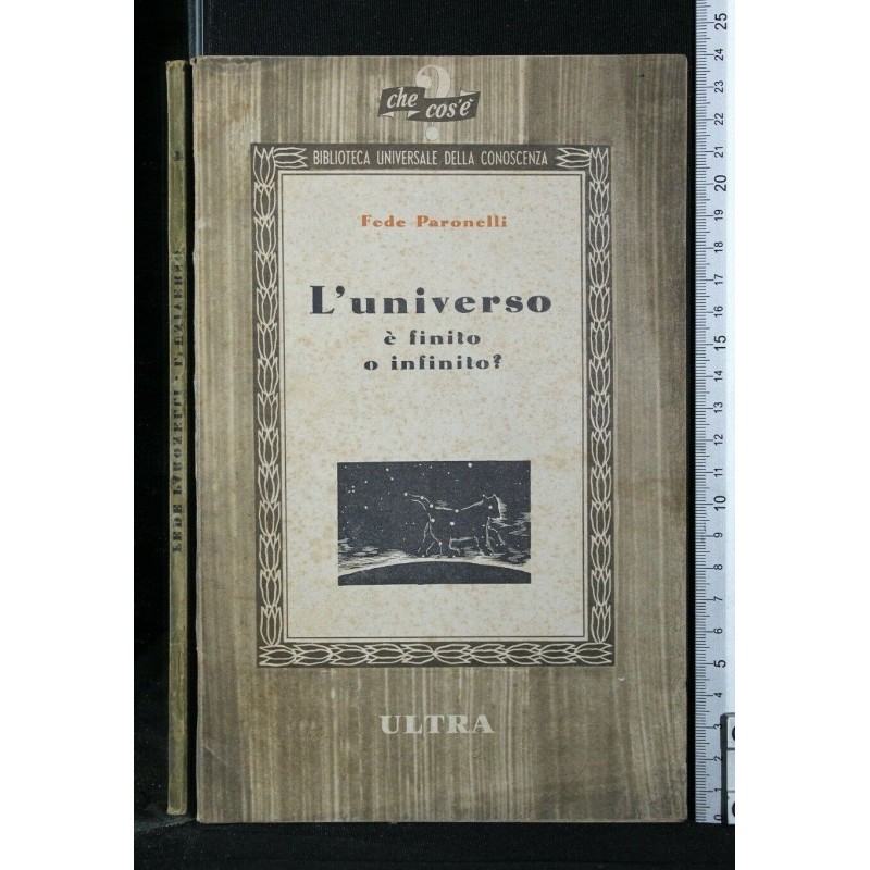 L'UNIVERSO E' FINITO O INFINITO?