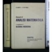 ELEMENTI DI ANALISI MATEMATICA E COMPLEMENTI DI ALGEBRA MODERNA