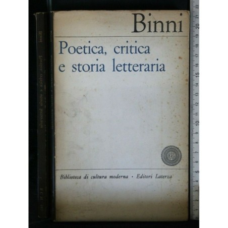 POETICA, CRITICA E STORIA LETTERARIA