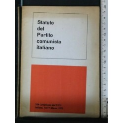 STATUTO DEL PARTITO COMUNISTA ITALIANO