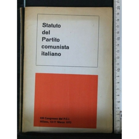 STATUTO DEL PARTITO COMUNISTA ITALIANO