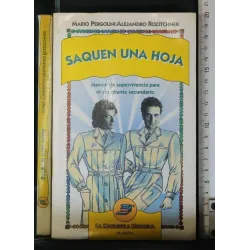 SAQUEN UNA HOJA