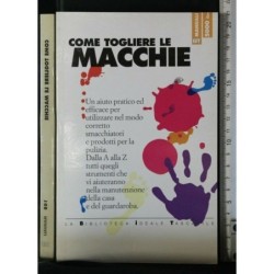 COME TOGLIERE LE MACCHIE