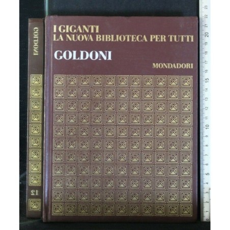 I GIGANTI LA NUOVA BIBLIOTECA PER TUTTI GOLDONI