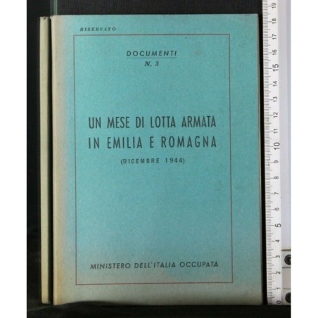 UN MESE DI LOTTA IN EMILIA E ROMAGNA (DICEMBRE 1944)