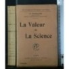 LA VALEUR DE LA SCIENCE