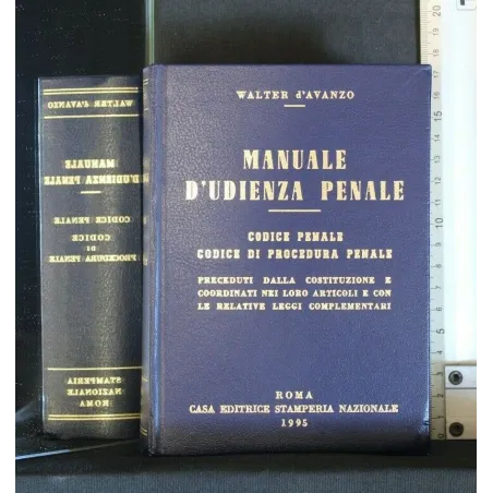 MANUALE D'UDIENZA PENALE