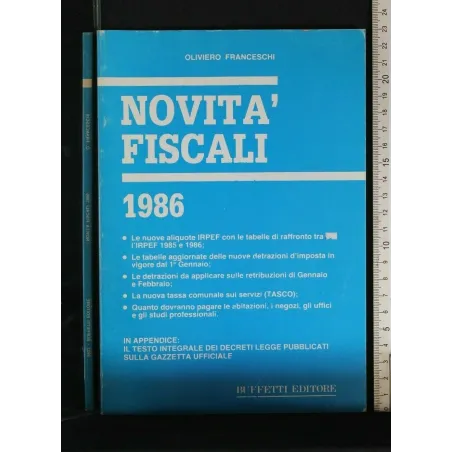 NOVITA' FISCALI 1986