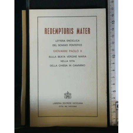 REDEMPTORIS MATER LETTERA ENCICLICA DEL SOMMO PONTEFICE GIOVANNI
