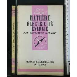 MATIERE ELECTRICITÉ ENERGIE