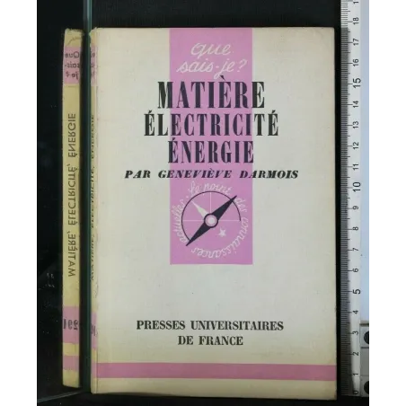 MATIERE ELECTRICITÉ ENERGIE