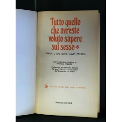 TUTTO QUELLO CHE AVRESTE VOLUTO SAPERE SUL SESSO