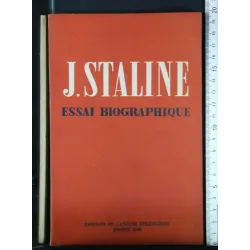 J. STALINE ESSAI BIOGRAPHIQUE