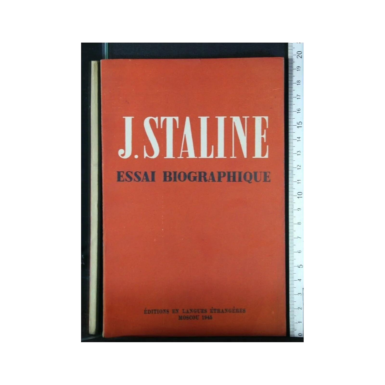 J. STALINE ESSAI BIOGRAPHIQUE