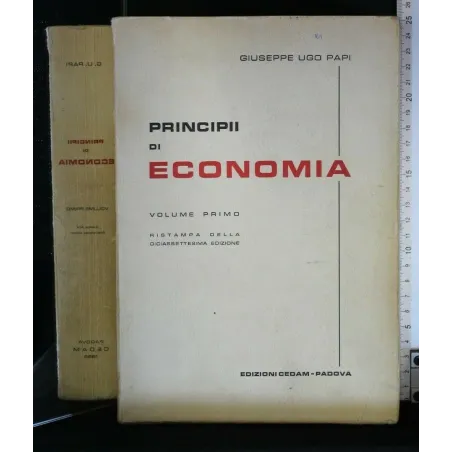 PRINCIPI DI ECONOMIA VOLUME PRIMO