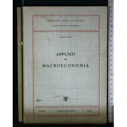 APPUNTI DI MACROECONOMIA